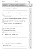 Vorschau - Test - Der fliegende Klassenscooter: Lernzielkontrolle | Klassenarbeit - Seite 1