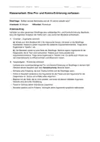 Vorschau - Klassenarbeiten - Textgebundene Erörterung Klassenarbeit mit EHZ Klasse 9-10 - Seite 1