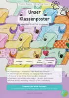Vorschau - Mal- und Bastelvorlagen - Klassenposter – Tessellations-Gemeinschaftsbild Hund - Deckblatt