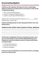 Vorschau - Arbeitsblätter - Klassenarbeit Caesar (BG VI,23-24 vereinfacht - Beschreibung Germanen) - Seite 2