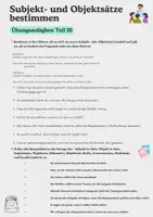 Vorschau - Arbeitsblätter - Materialpaket Adverbialsätze und Subjekt- und Objektsätze - Seite 2