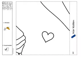 Vorschau - Mal- und Bastelvorlagen - Liebe ist Liebe 🌈 - Gemeinschaftsbild - Kooperatives Poster - LGBTQ+ - Seite 3