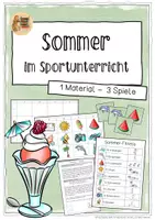 Vorschau - Stundenentwürfe - Jahresplanung Sport für Klasse 1 - Materialpaket - Seite 1
