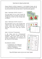 Vorschau - Stundenentwürfe - Jahresplanung Sport für Klasse 1 - Materialpaket - Seite 2