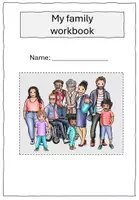 Vorschau - Arbeitsblätter - My family - workbook (worksheets: vocabulary, writing, quiz) - Seite 1