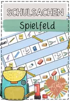 Vorschau - Stationenlernen - SCHULSACHEN Spielfeld Wortschatz DaZ/DaF/ Englisch - Deckblatt