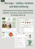 Vorschau - Unterrichtsreihen - Das Auge – Aufbau, Funktion und Wahrnehmung einfach erklärt - Deckblatt