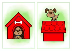 Vorschau - Fördermaterial/Inklusion - DaZ / Englisch - Bildkarten Präpositionen - Flashcards Prepositions - Seite 1