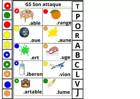 Aperçu - Apprentissages en autonomie - logico son d'attage et mots inspirés de kit et siam GS/CP - Page 1