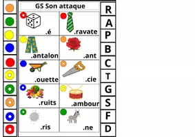 Aperçu - Apprentissages en autonomie - logico son d'attage et mots inspirés de kit et siam GS/CP - Page 3