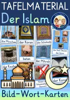 Vorschau - Unterrichtsreihen - Islam Weltreligion TAFELMATERIAL Ethik & Religionsunterricht - Deckblatt