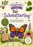 Vorschau - Stundenentwürfe - Der Schmetterling-Sachkundeheft für kleine Naturforscher🌿 - Deckblatt