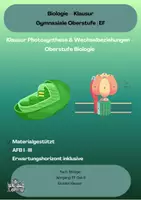 Vorschau - Klassenarbeiten - Klausur Photosynthese & Wechselbeziehungen (Oberstufe Biologie) - Deckblatt