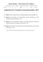 Vorschau - Klassenarbeiten - Klausur Photosynthese & Wechselbeziehungen – Oberstufe Biologie (editierbar) - Seite 1