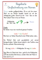 Vorschau - Arbeitsblätter - Groß- und Kleinschreibung - Nomen - Artikelprobe - Klasse 2-3 - Regelkarte + Arbeitsblätter - Seite 3