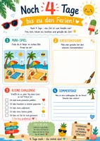 Vorschau - Arbeitsblätter - Sommerferien Countdown – 5 kreative Tagesblätter - Seite 1