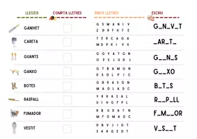 Vista previa - Hojas de trabajo - Expressió escrita - Vocabulari apicultor - página 2