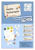 Vorschau - Spiele - Mathe-Rechenspiel- 1. Klasse- Repetition Grundrechenarten - Deckblatt
