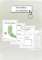 Vorschau - Arbeitsblätter - Buchvorstellung Arbeitsheft (auch für das Homeschooling) - Deckblatt