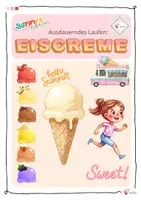 Vorschau - Poster - Ausdauerlauf - Eiscreme - Deckblatt