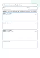 Vorschau - Arbeitsblätter - Satz vom Nullprodukt - Arbeitsblatt, Lösung und Kurztest - Seite 3