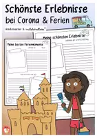 Vorschau - Mal- und Bastelvorlagen - Schönste Erlebnisse - Corona & Ferien - Seite 1