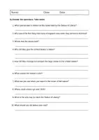Vorschau - Arbeitsblätter - The Statue of Liberty (New York City): Reading and Writing (English) - Seite 3