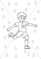Vorschau - Mal- und Bastelvorlagen - Pop Art- Fußball - Kreativität - Spaß - Fußball - Seite 3