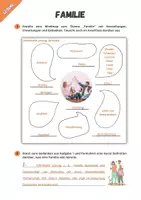 Vorschau - Arbeitsblätter - Familie ⎮ Mindmap - Arbeitsblatt für Klasse 7 bis 8 - Seite 2