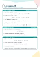 Vorschau - Arbeitsblätter - Folgen – Arbeitsblatt mit Lösungen - Zahlenfolgen erkennen, fortsetzen und Bildungsvorschriften bestimmen - Seite 3