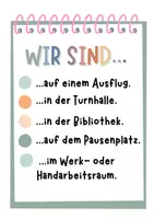 Vorschau - Poster - WIR SIND... Visualisierung für dein Klassenzimmer | Classroom Management - Seite 1