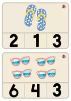 Vista previa - Juegos / Gamificación - CONTEO DE VERANO_MATERIAL MANIPULATIVO - página 2