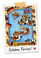 Vorschau - Bildkarten - Sommer Ferien Grüße | Fußball Sommerkarten | Klasse 1–4 - Seite 3