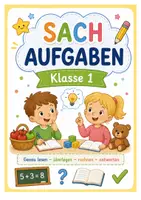 Vorschau - Arbeitsblätter - Sachaufgaben/Textaufgaben - Klasse 1 - Deckblatt