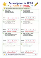 Vorschau - Arbeitsblätter - Sachaufgaben/Textaufgaben - Klasse 1 - Seite 2
