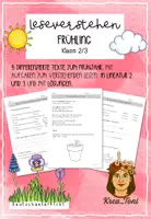 Vorschau - Arbeitsblätter - Deutsch-Bundle Frühling – Leseverstehen, Rechtschreiben & Kreatives Schreiben mit Aufgaben & Lösungen (Klasse 2, 3, 4) - Seite 1