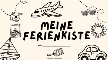 Vorschau - Unterrichtsreihen - Ferienkiste - Materialpaket - Seite 3