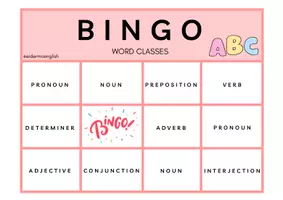 Vista previa - Juegos / Gamificación - Bingo: Word Classes - Portada
