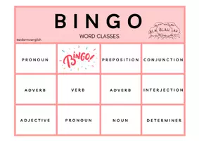 Vista previa - Juegos / Gamificación - Bingo: Word Classes - página 2