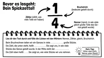 Vorschau - Arbeitsblätter - Brüche entdecken - Arbeitsheft Klasse 3 - Seite 2
