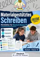 Vorschau - Merkblätter - Materialgestütztes Schreiben ZP10 Deutsch Vorbereitung - Deckblatt