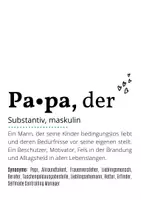 Vorschau - Poster - Dem Papa sei dank! - Eine Geschenk zum Vatertag - Deckblatt