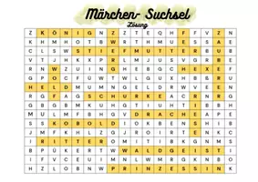 Vorschau - Arbeitsblätter - Märchen Suchsel- - Seite 1