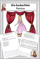 Vorschau - Arbeitsblätter - Zauberflöte - Analyse der Arie der Pamina - Deckblatt