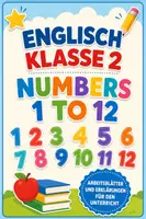 Vorschau - Arbeitsblätter - Englisch Klasse 2 - Numbers 1 to 12 - Deckblatt