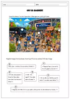 Vorschau - Arbeitsblätter - Futur composé - Einführung + Wiederholung - La Coupe du monde 2026 - WM - Seite 1