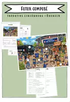 Vorschau - Arbeitsblätter - Futur composé - Einführung + Wiederholung - La Coupe du monde 2026 - WM - Deckblatt