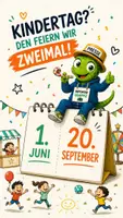 Vorschau - Bildkarten - QUAPPIZ Kindernews - Kindertag kindgerecht erklärt - Deckblatt