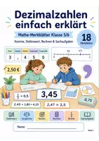 Vorschau - Merkblätter - Dezimalzahlen Klasse 5-6: Merkblätter - Seite 1