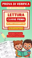 anteprima - Compiti in classe/Test - VERIFICA – LETTURA – CLASSE PRIMA – SECONDO QUADRIMESTRE - Pagina di copertina